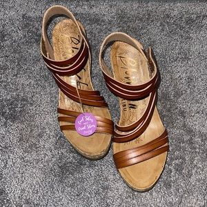 Blowfish Strappy Wedge Sandals